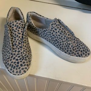 Cheetah slip-on sneakers